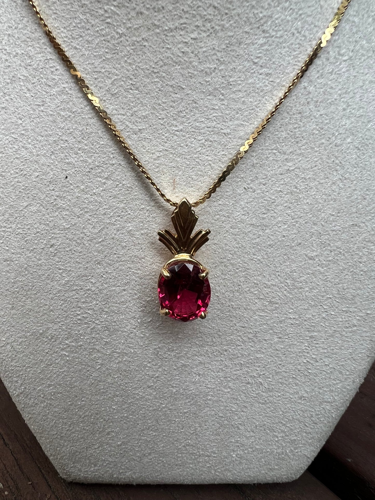 Pink Tourmaline Necklace