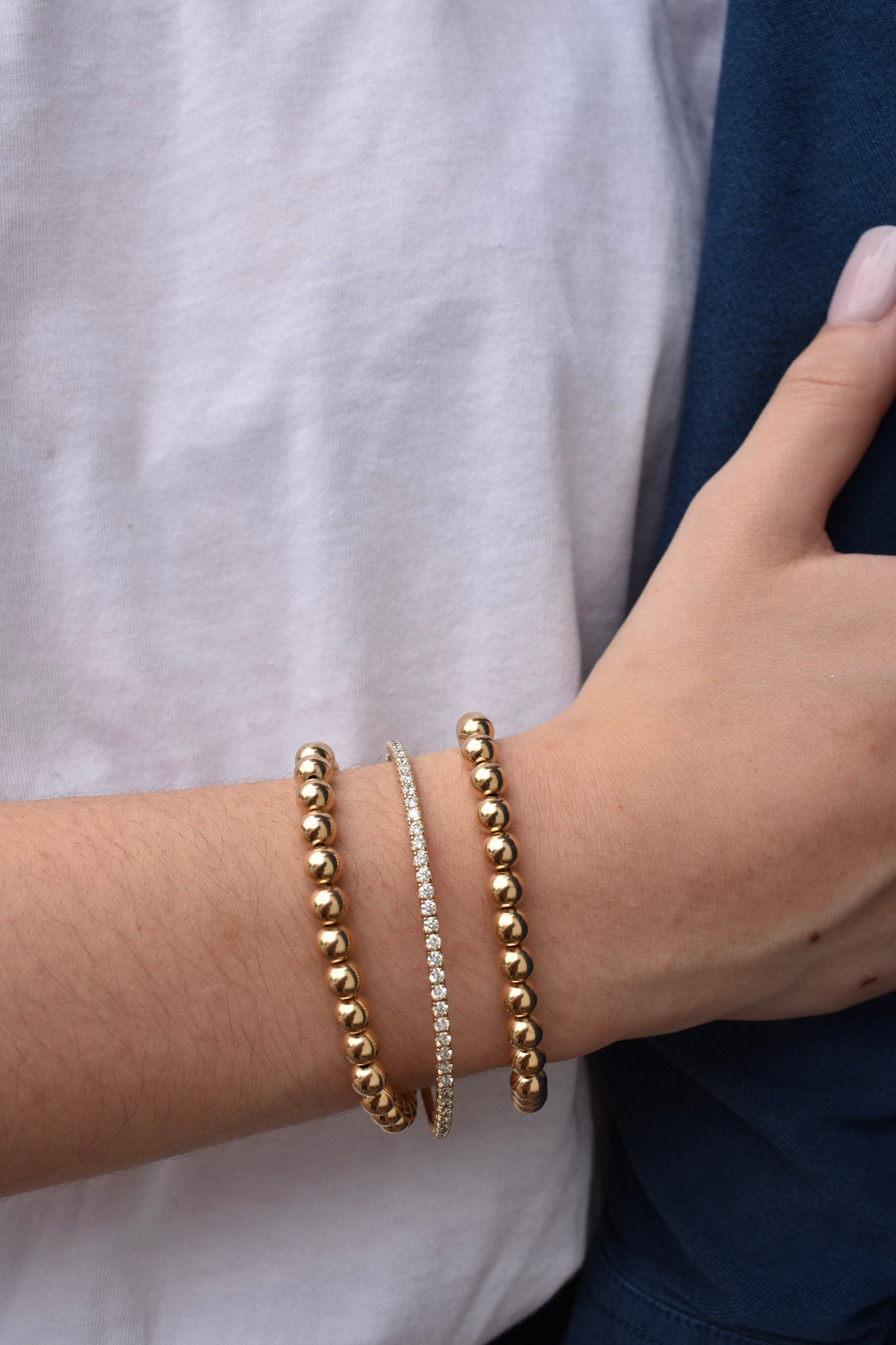 Gold Bead Bracelets