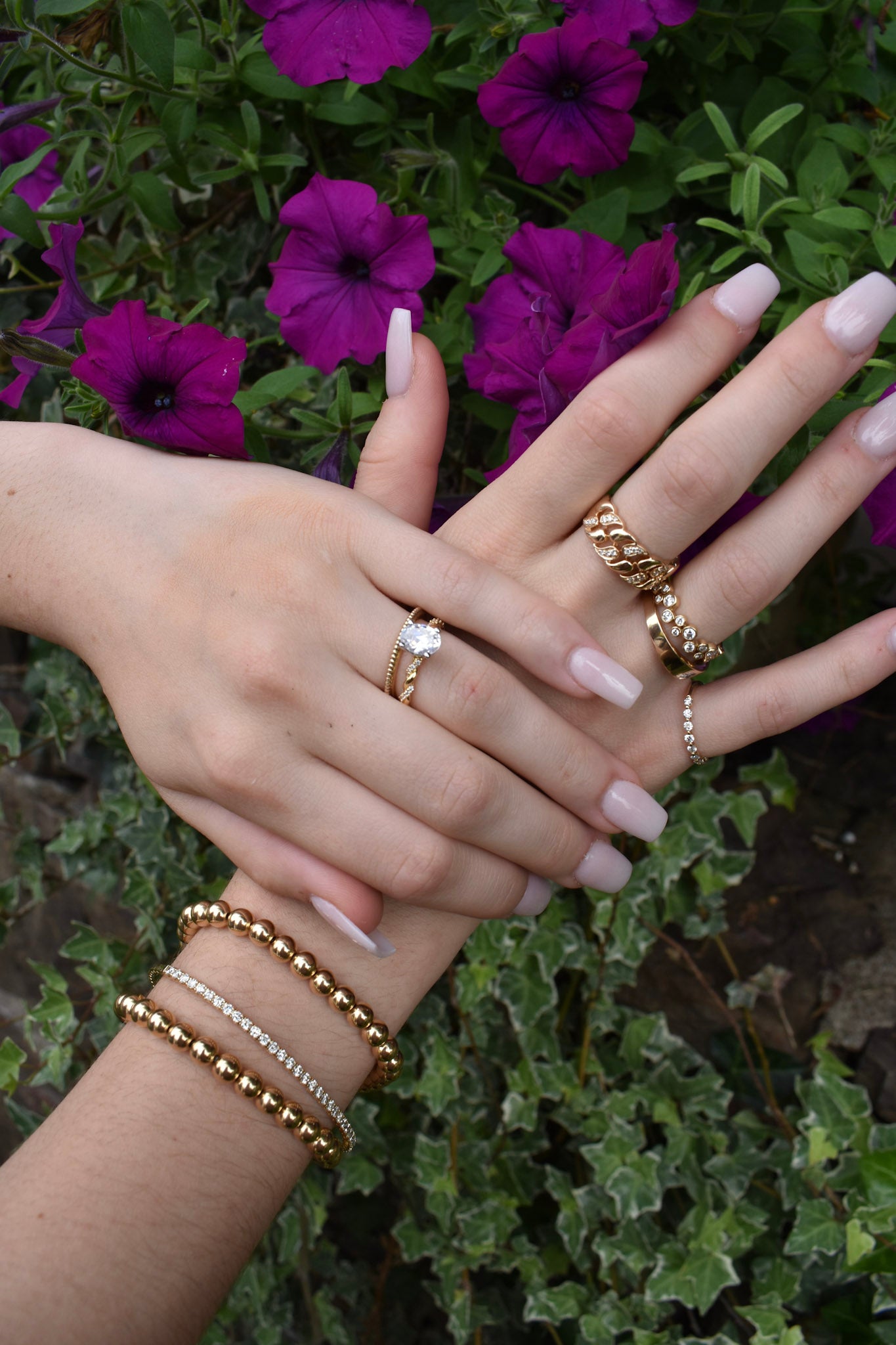 Gold Bead Bracelets
