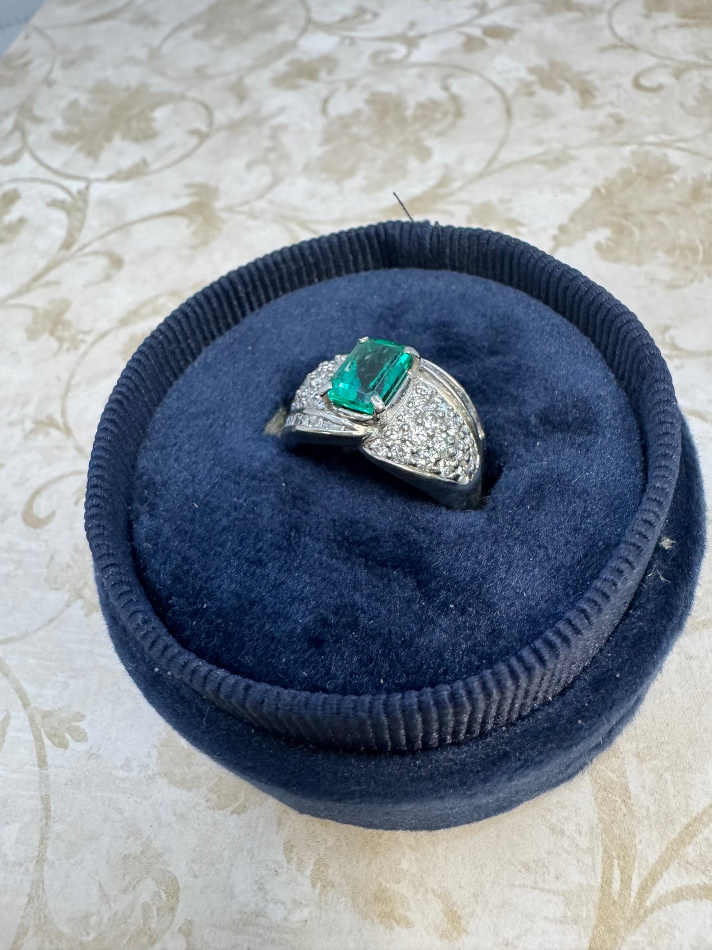 Emerald Diamond Ring
