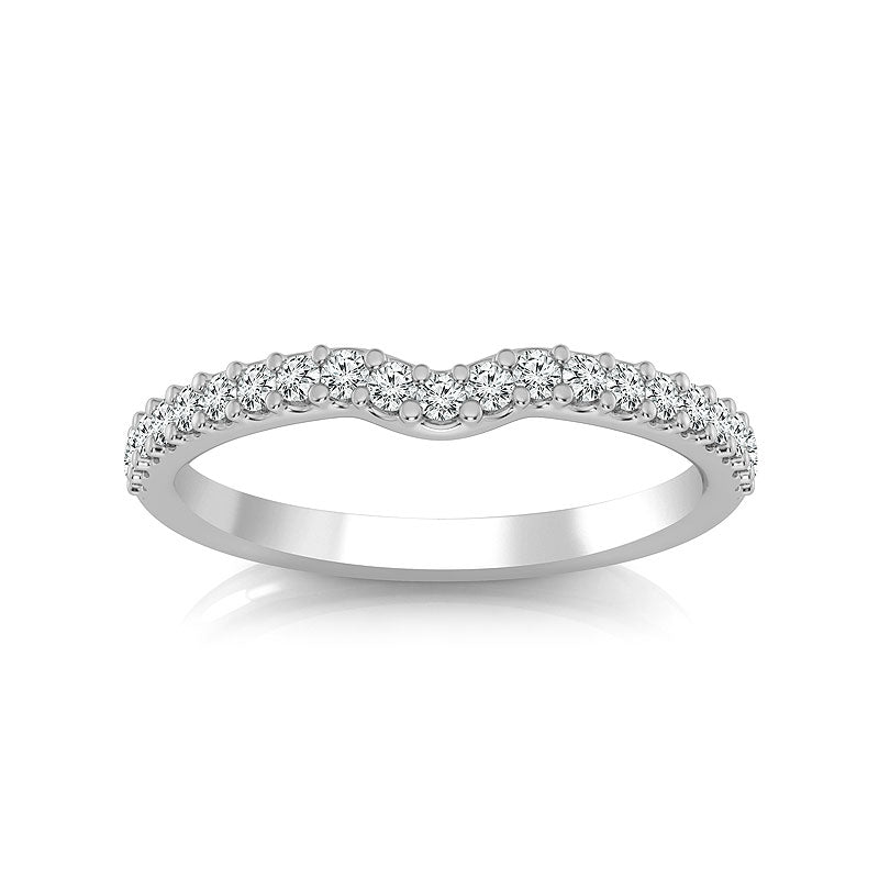Diamond Band 0.25 ct tw Round 14k White Gold