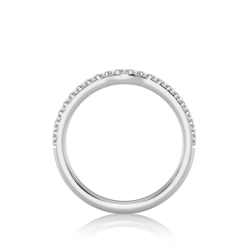 Diamond Band 0.25 ct tw Round 14k White Gold