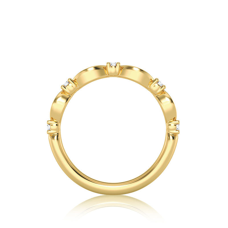 Diamond Band 0.20 ct tw Round 14k Yellow Gold