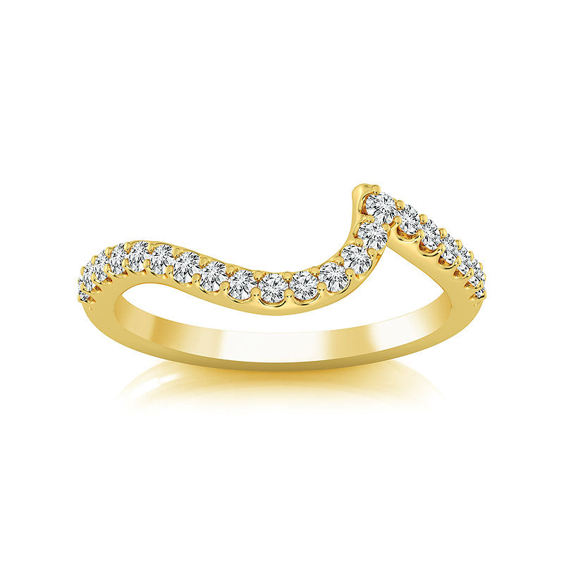Diamond Band 0.25 ct tw Round 14k Yellow Gold