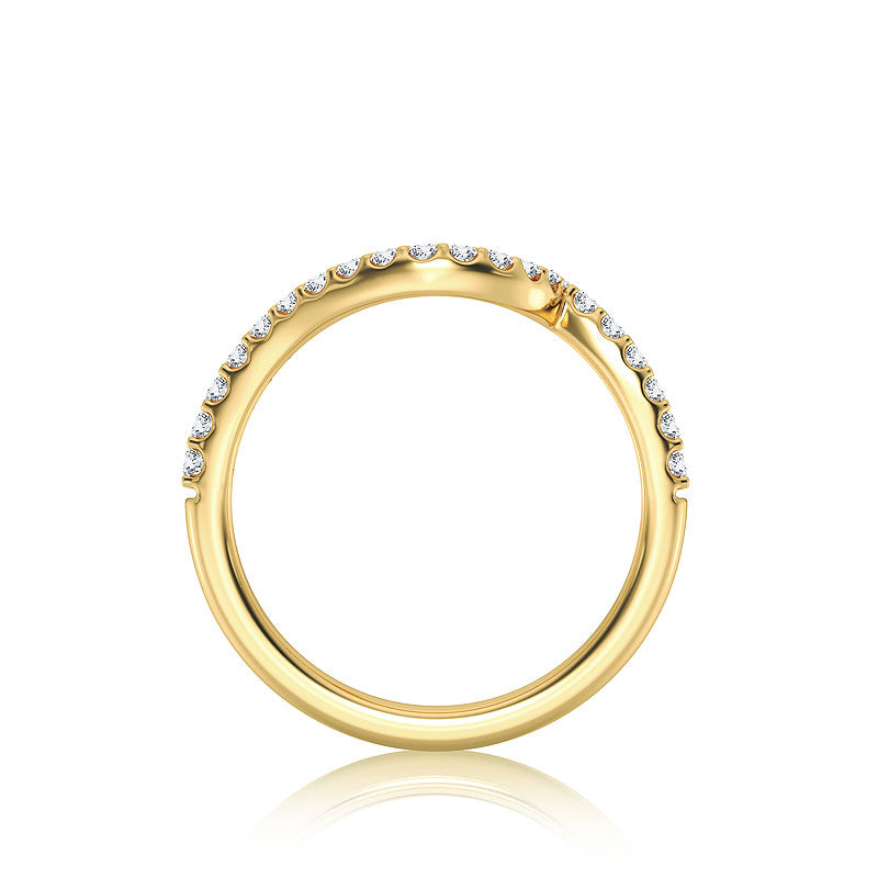 Diamond Band 0.25 ct tw Round 14k Yellow Gold