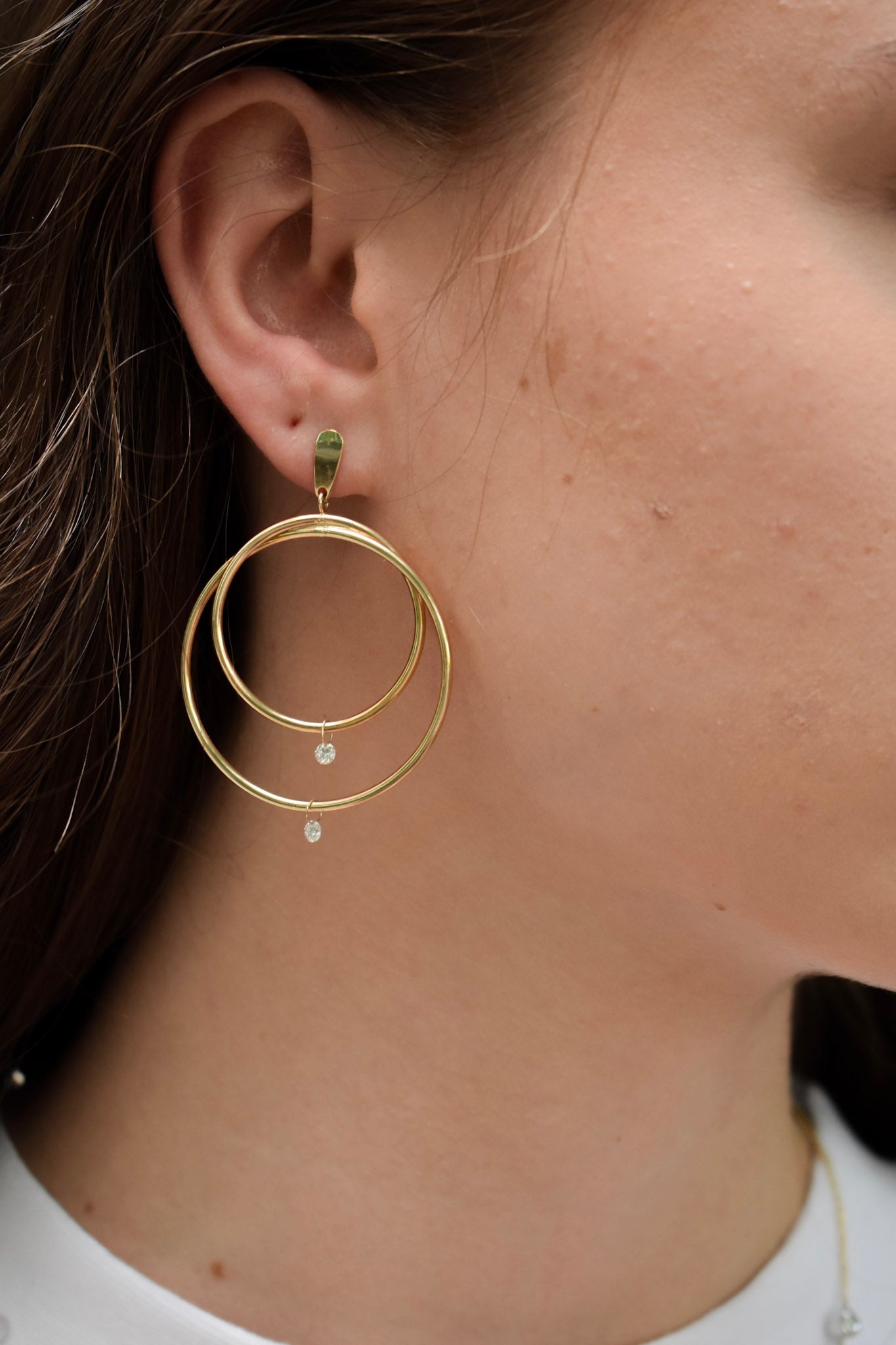 Brevani Double Hoop Earrings