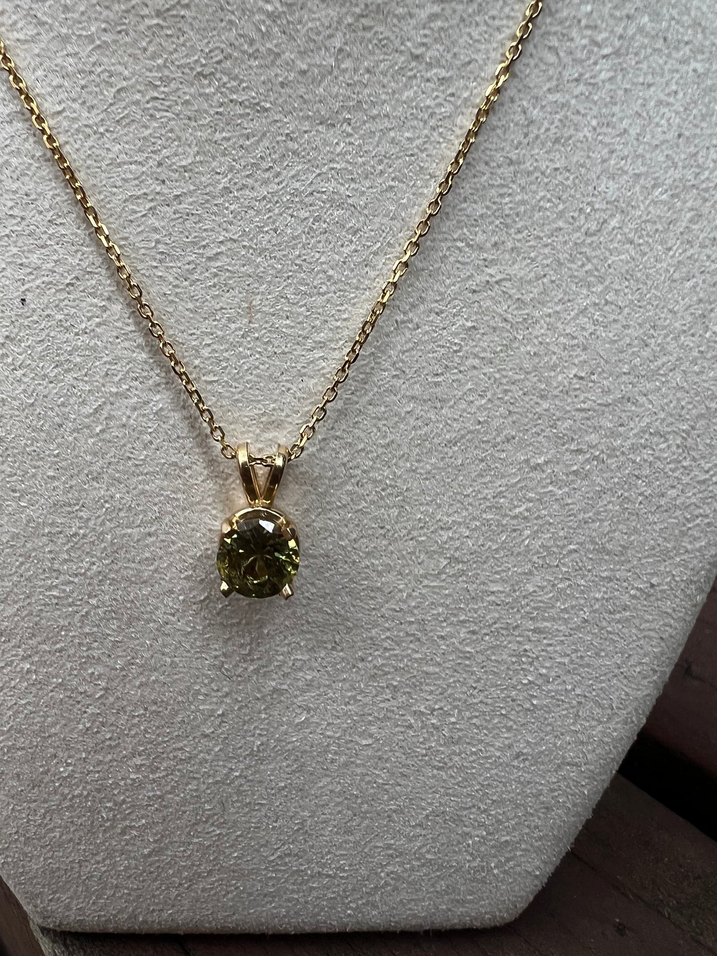 Demantoid Garnet Necklace