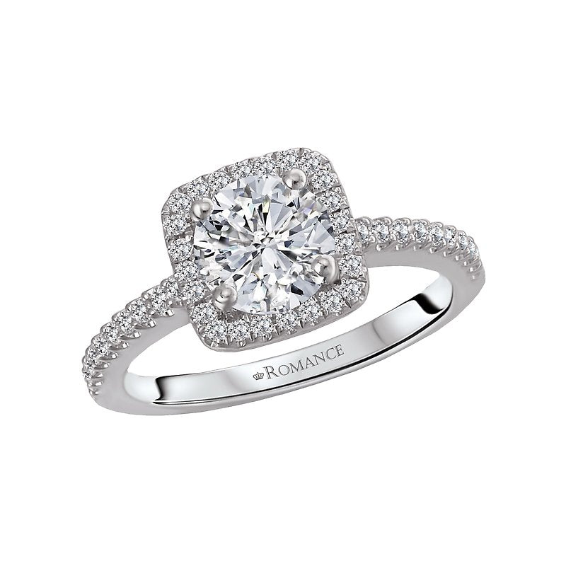 Romance Round Halo Ring