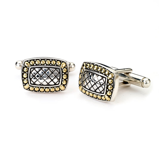 Samuel B Brooklyn Cufflinks - Gold