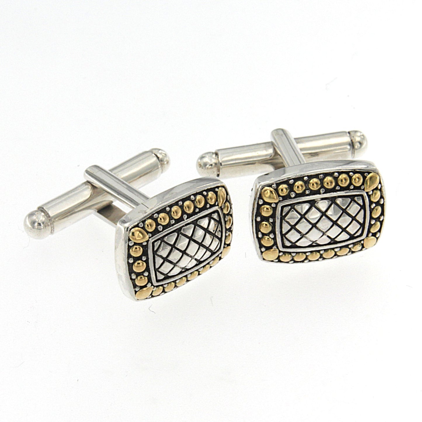 Samuel B Brooklyn Cufflinks - Gold