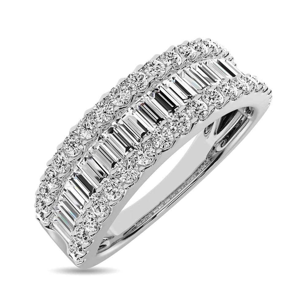 Diamond 3 1/5 Ct.Tw. Ladies Anniversary Band in 14K White Gold