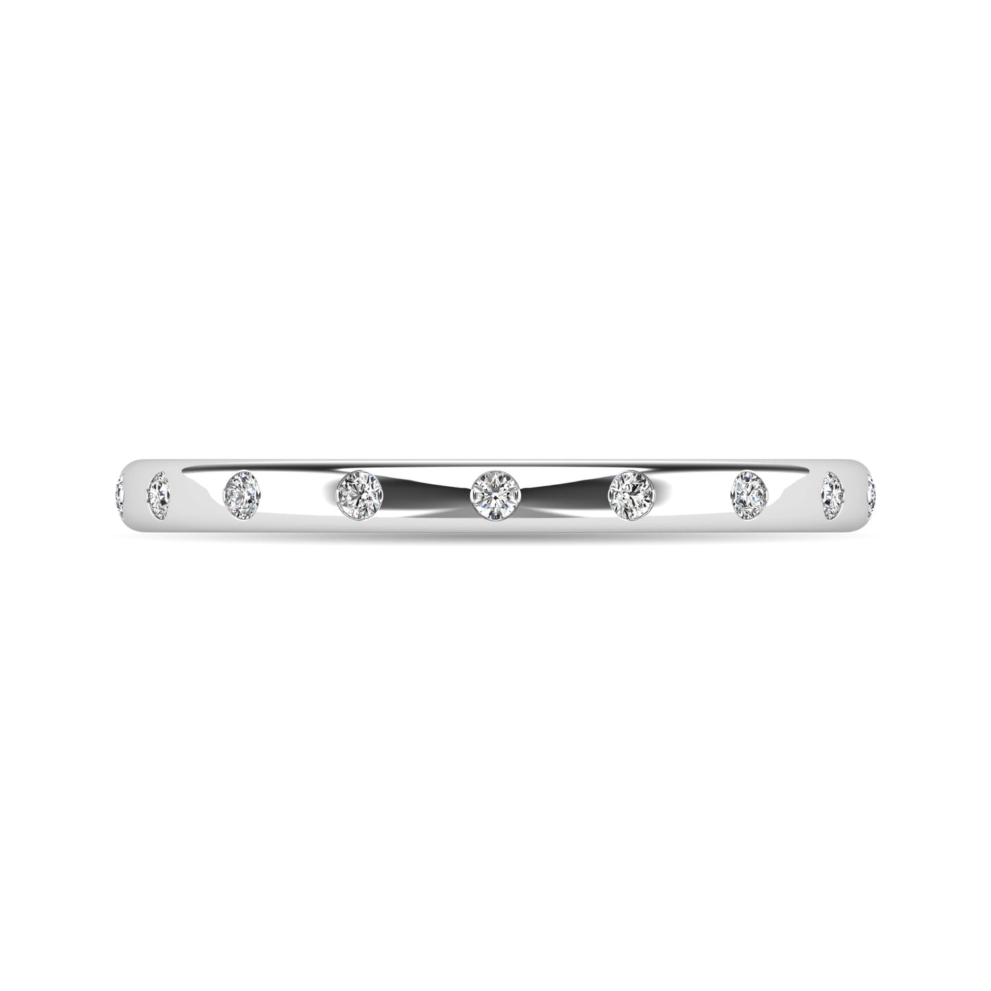 Diamond 1/10 ct tw Stackable Ring in 14K White Gold