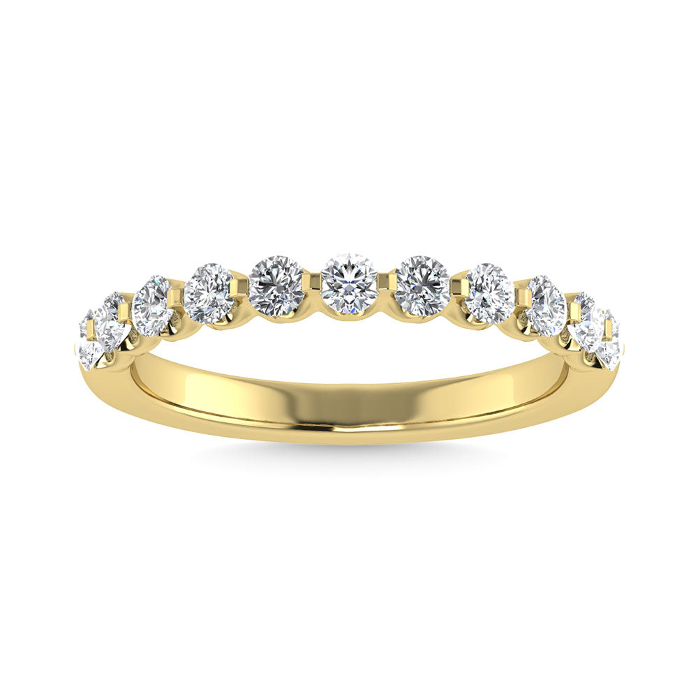 Diamond 1/2 Ct.Tw. Anniversary Band in 14K Yellow Gold