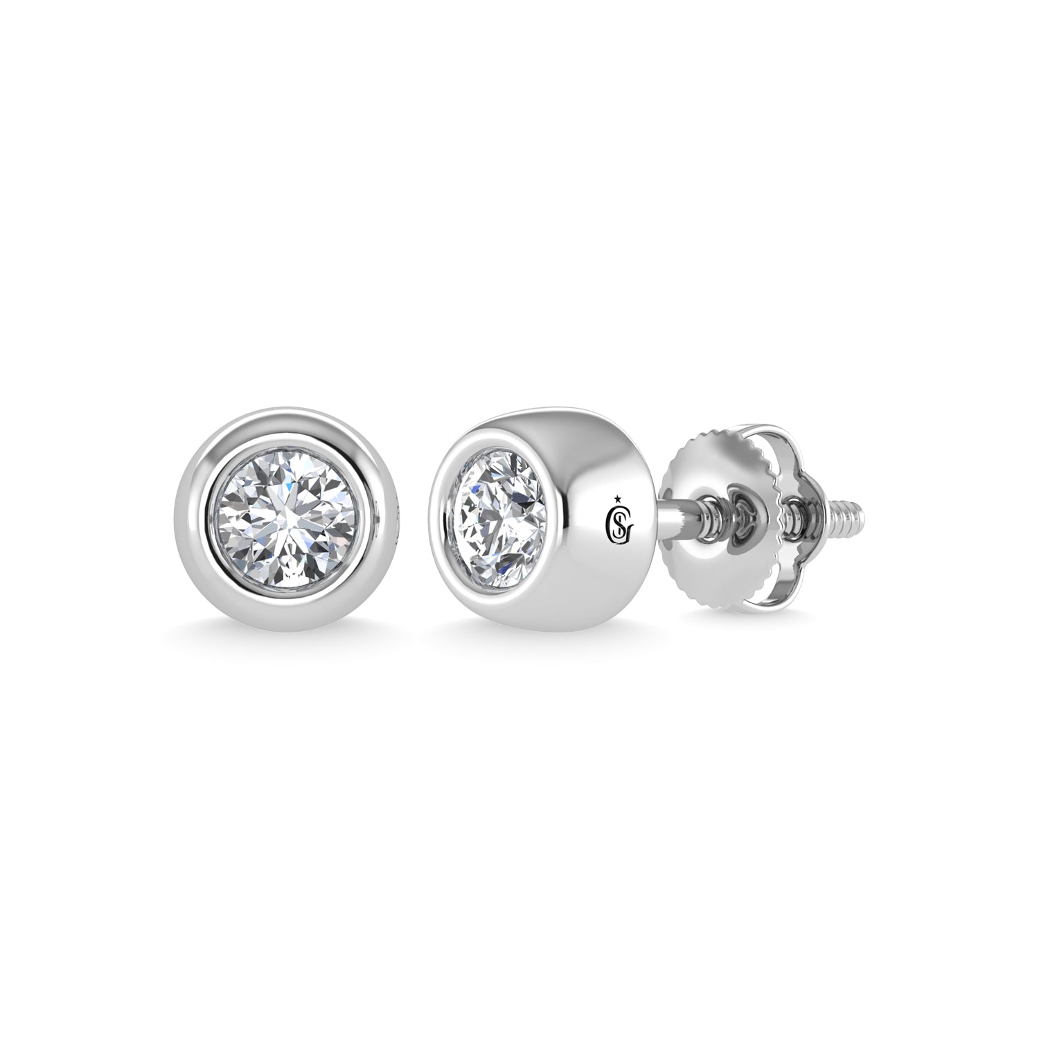 Orecchini A Perno A Tre Nodi In Argento Sterling Con Zirconia Cubica Orecchini A Perno A Tre Nodi In Argento Sterling Con Zirconia Cubica