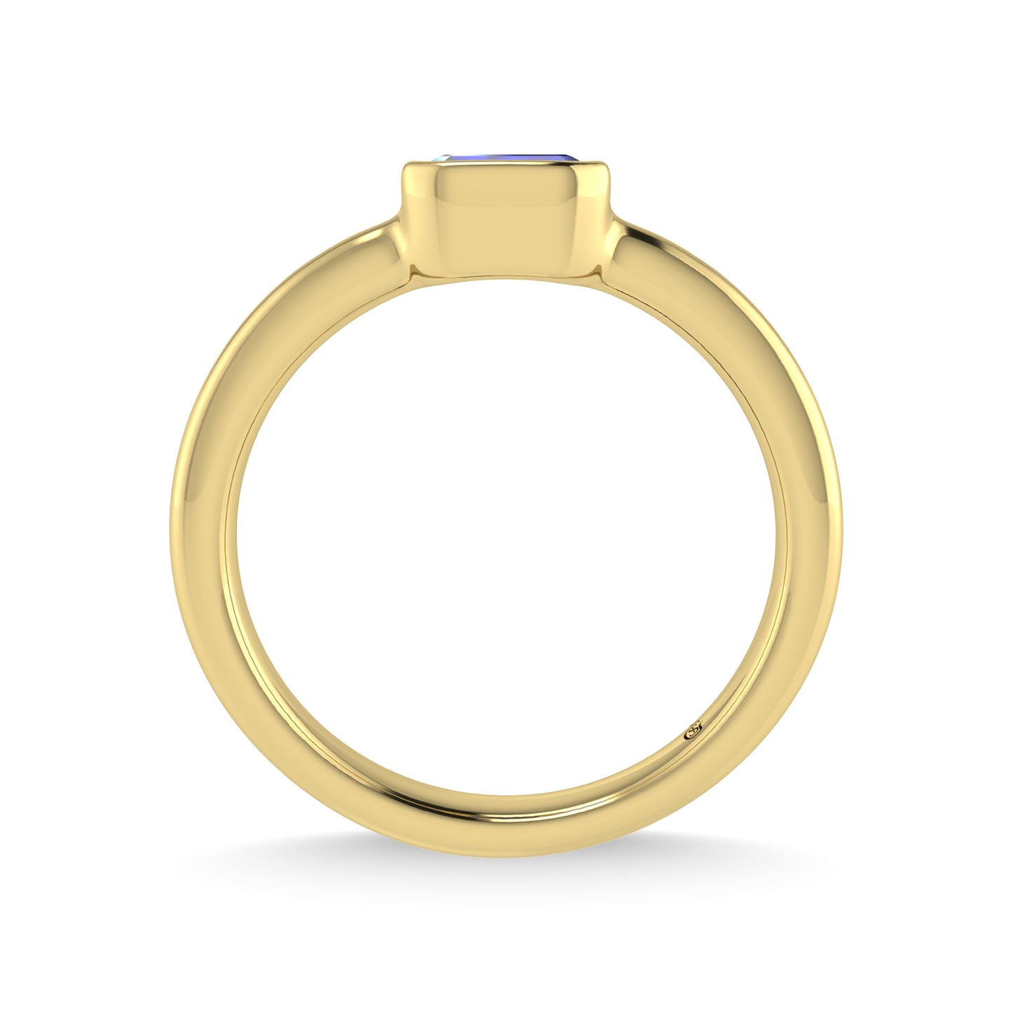 14K Yellow Gold Blue Sapphire 1/3 Ct.Tw. Fashion Ring