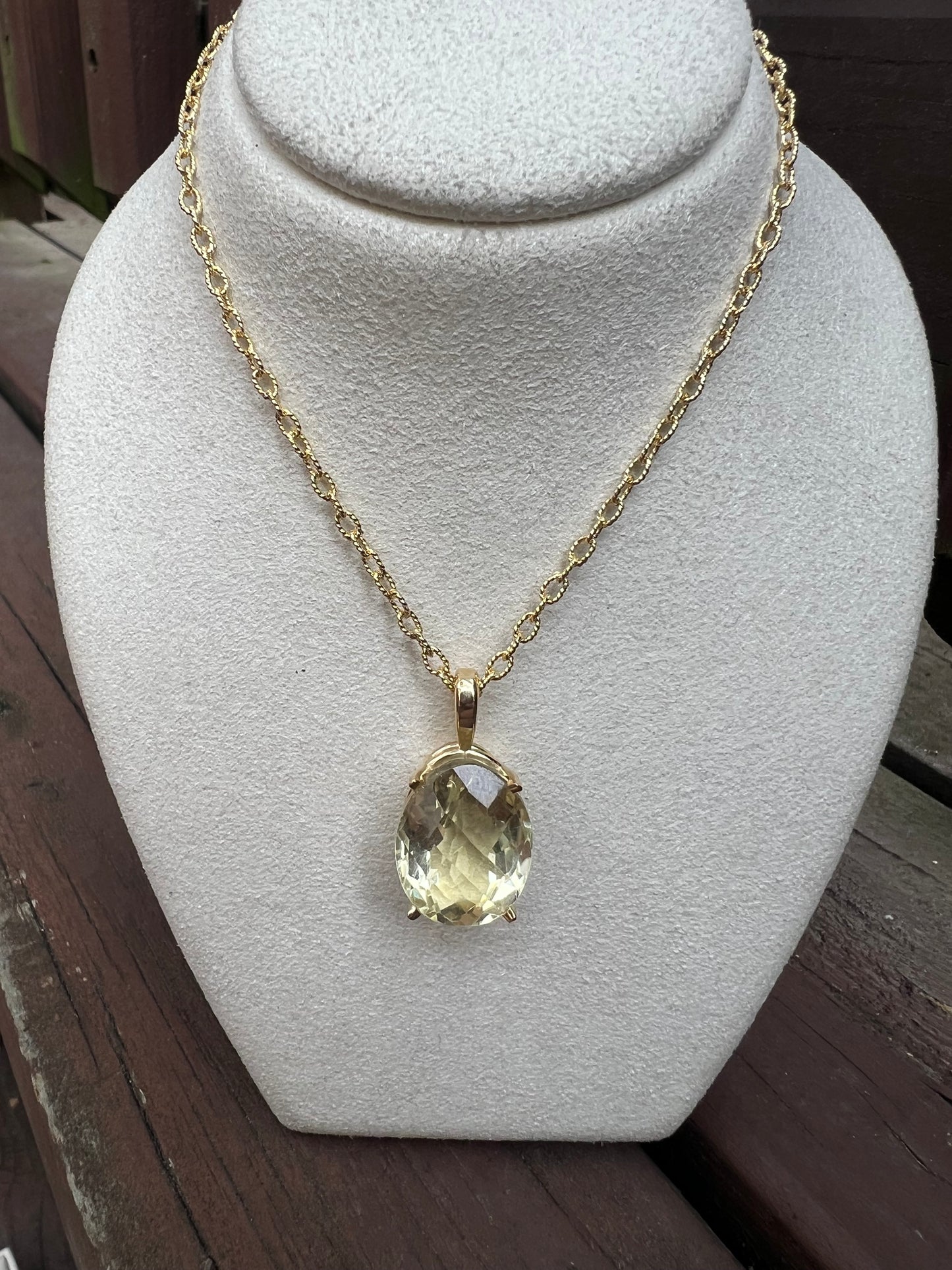Lemon Citrine Necklace