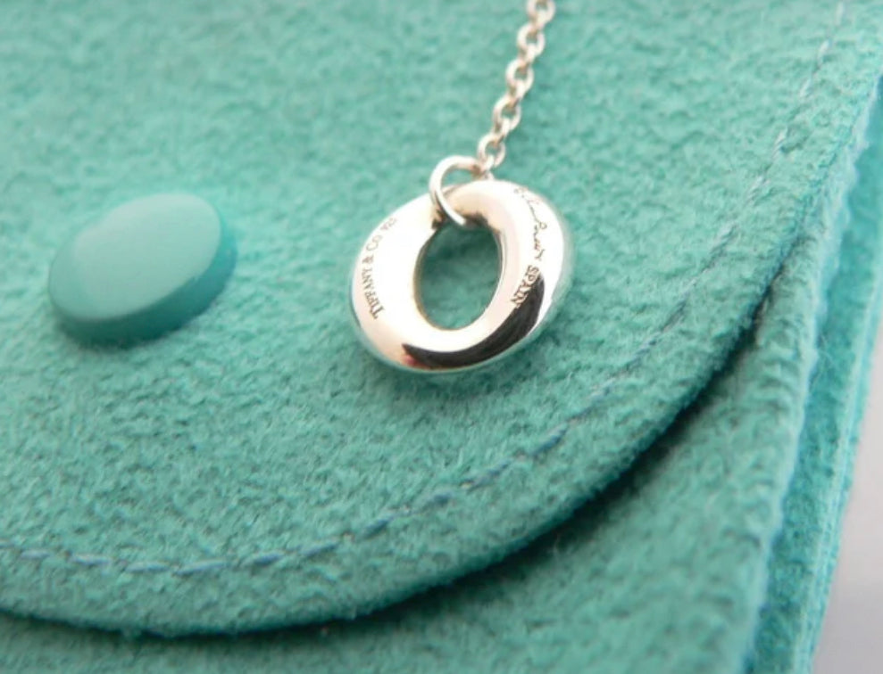 TIFFANY CO STERLING SILVER PERETTI SEVILLANA DANGLE EARRINGS