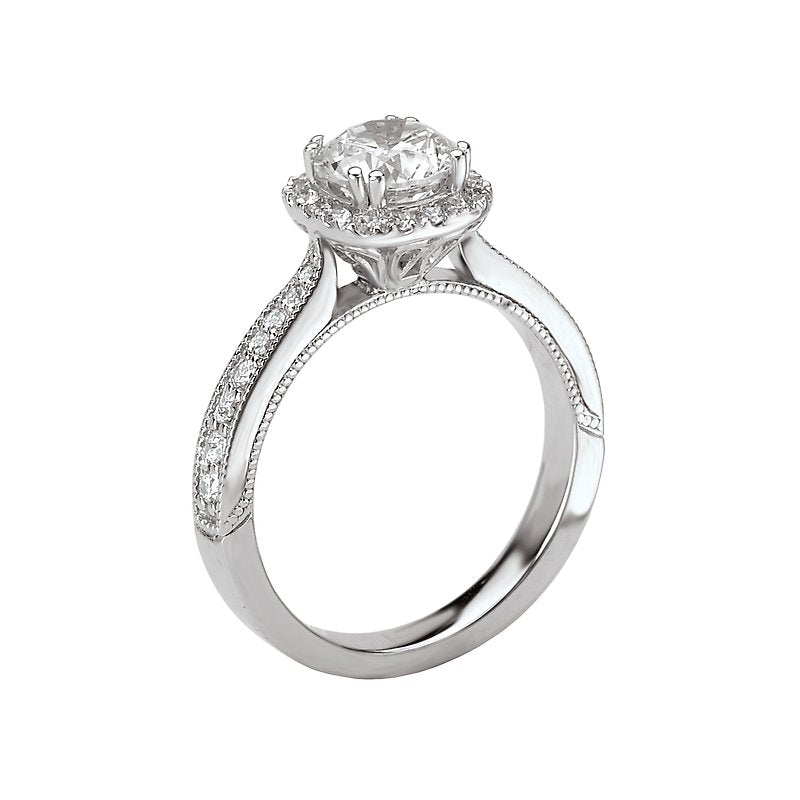 Romance Square Halo Ring