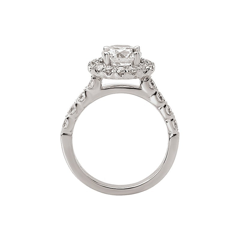 Romance Round Halo Ring