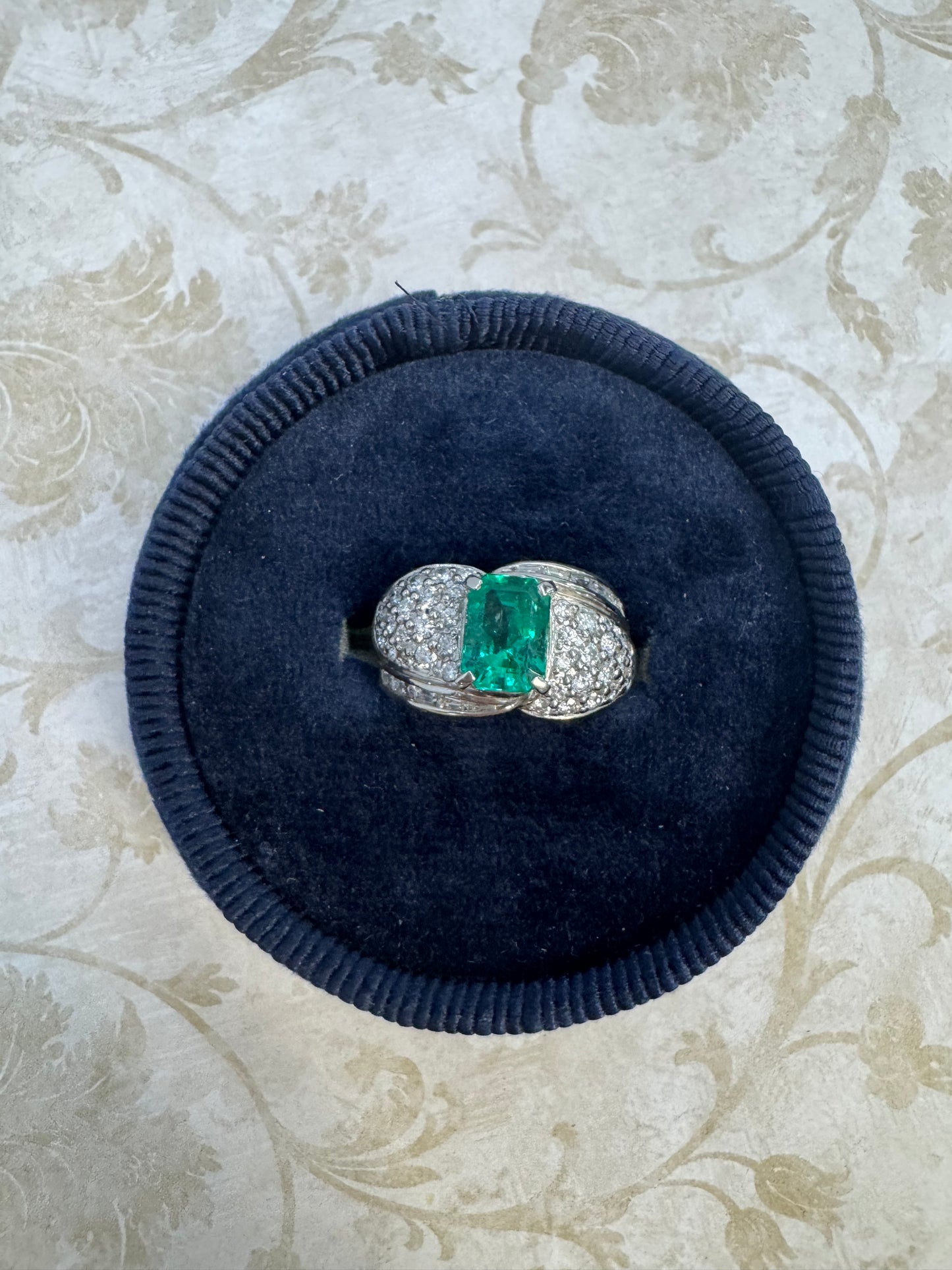 Emerald Diamond Ring