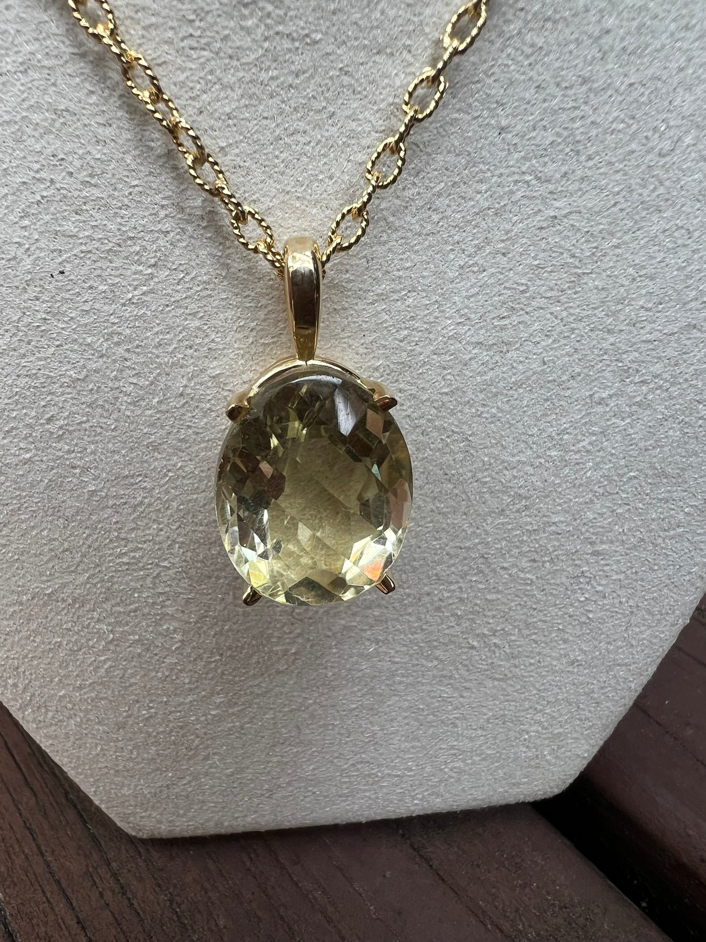 Lemon Citrine Necklace