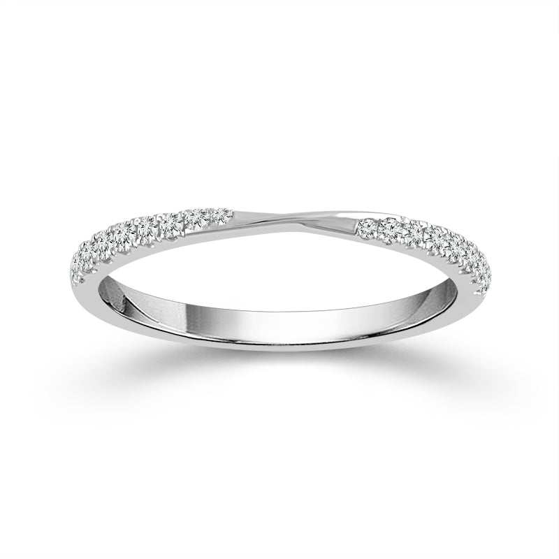 Diamond Band 0.25 ct tw Round 14k White Gold