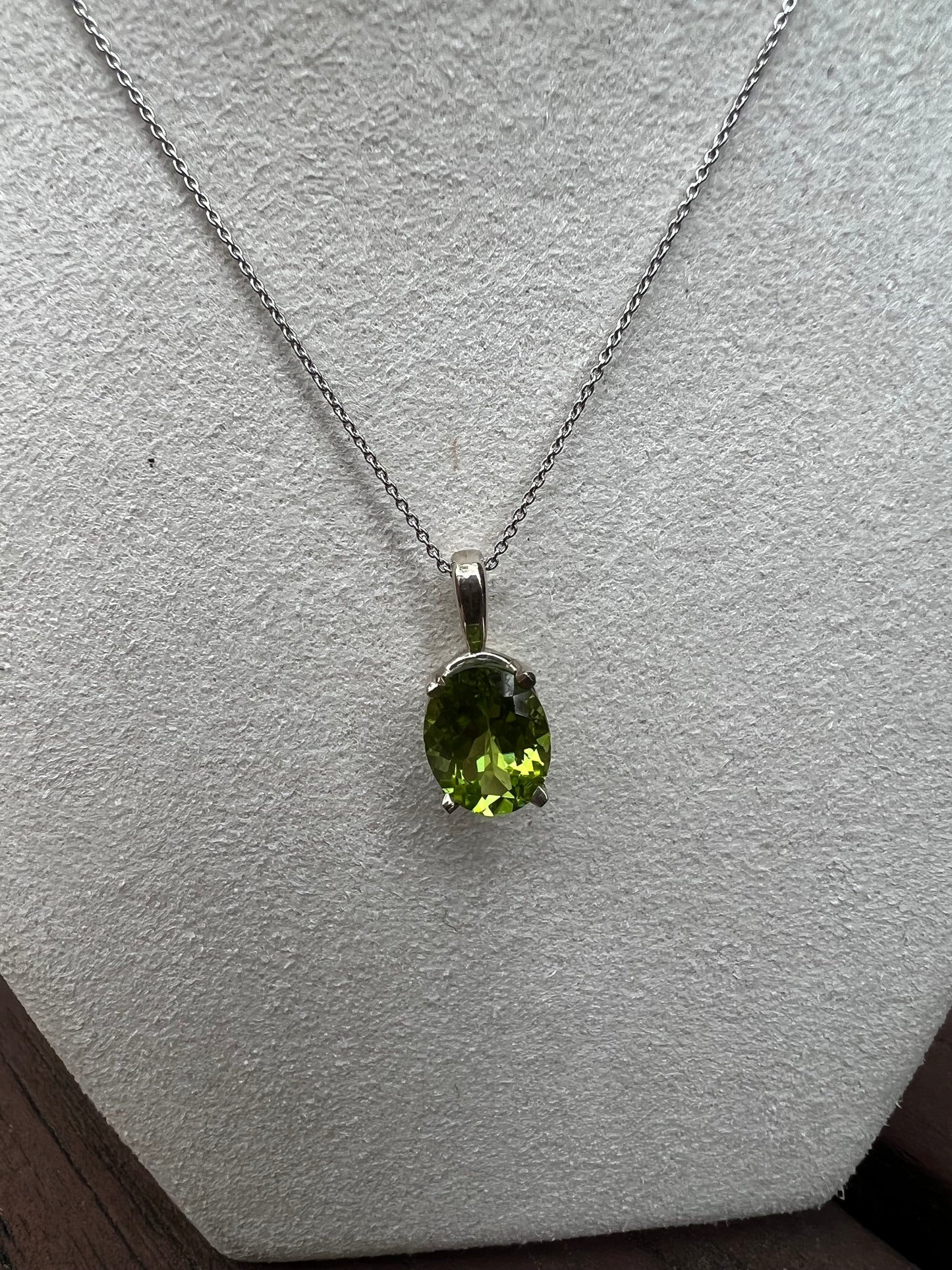 Green Peridot Necklace