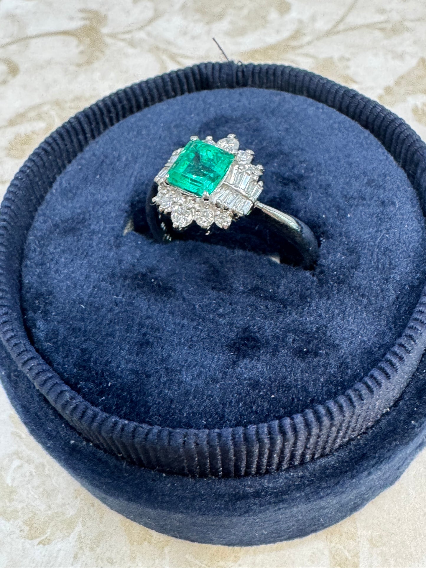 Emerald Diamond Ring