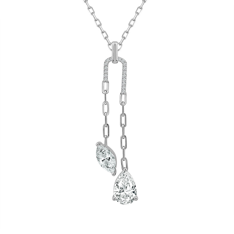 Diamond Fashion Pendant 3.10 ct tw 14k Yellow Gold