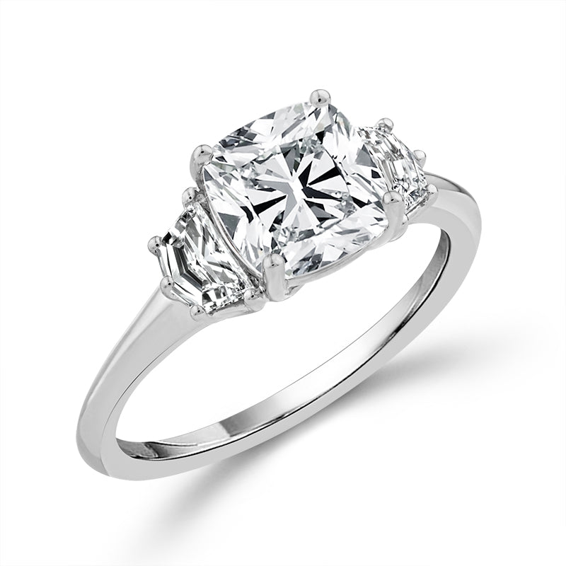 Diamond Bridal Ring 2 ct tw Center CU 14k Yellow Gold