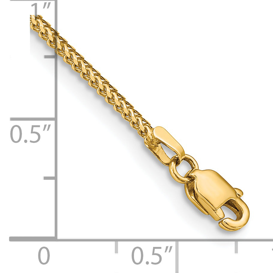 14k 1mm Franco Chain