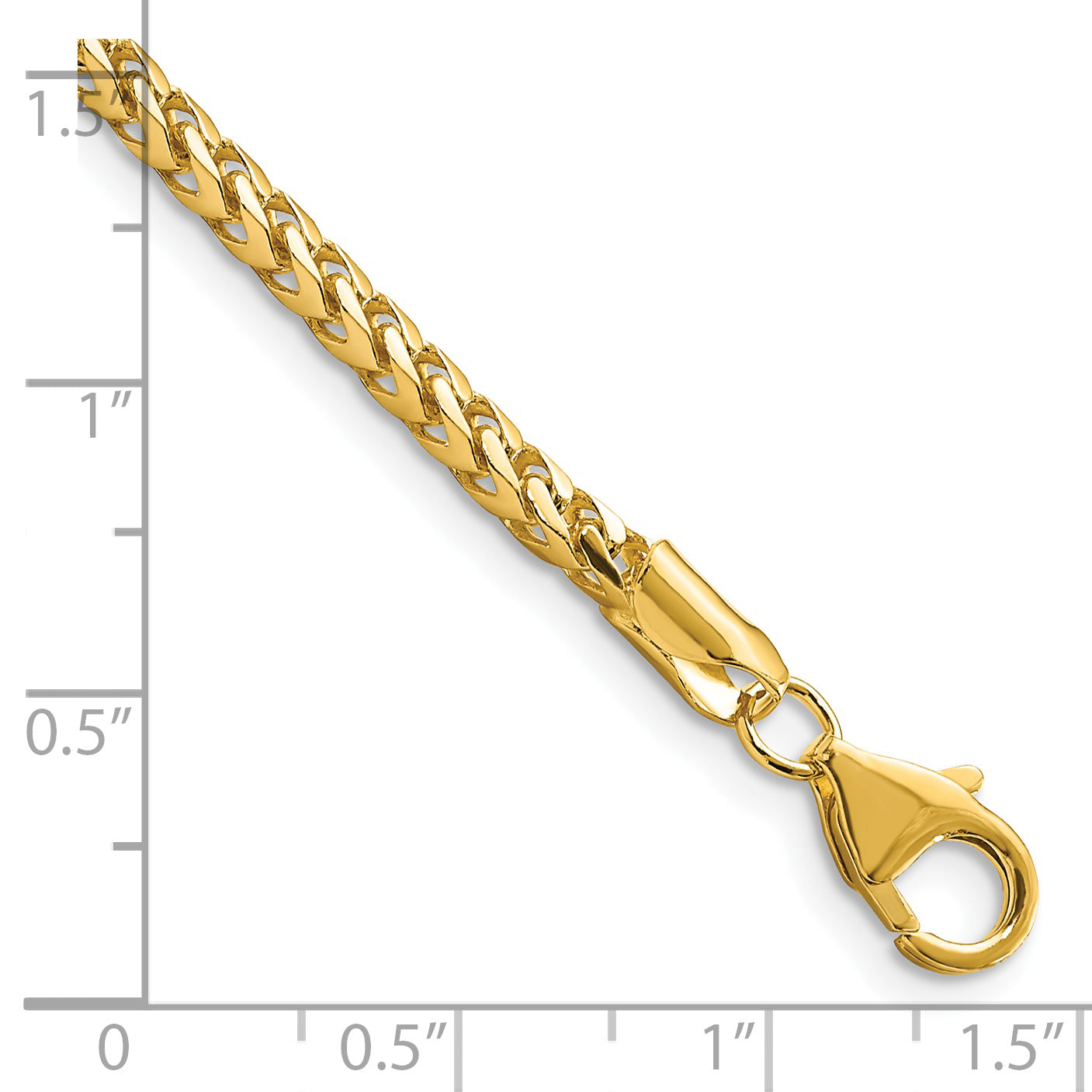 14k 3mm Franco Chain