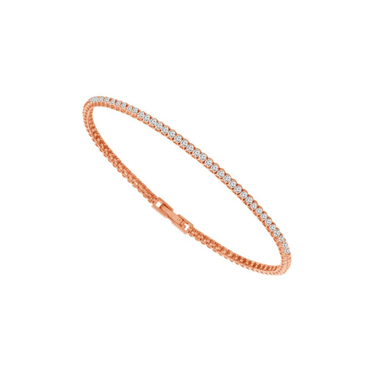 Diamond Bangle 0.75 ct tw 14k White Gold