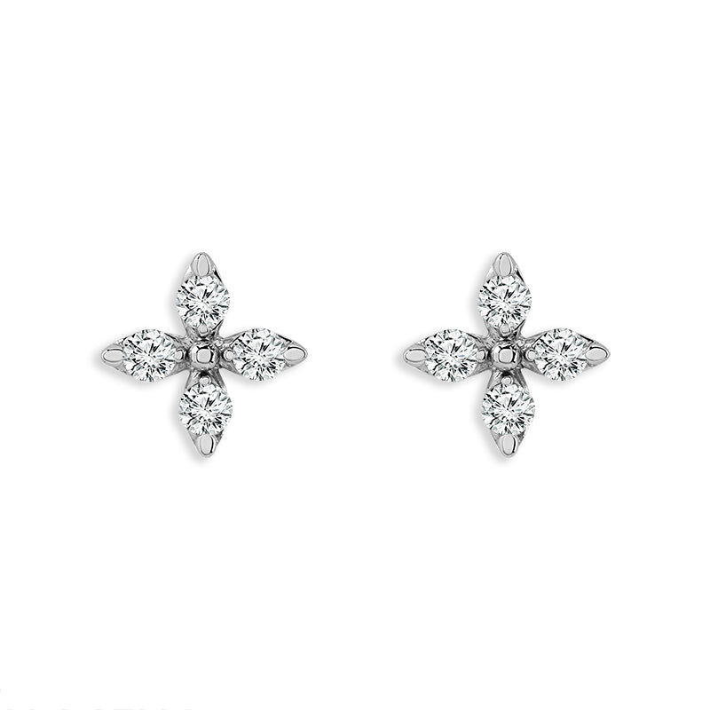 Diamond Fashion Earrings 0.30 ct tw 14k White Gold