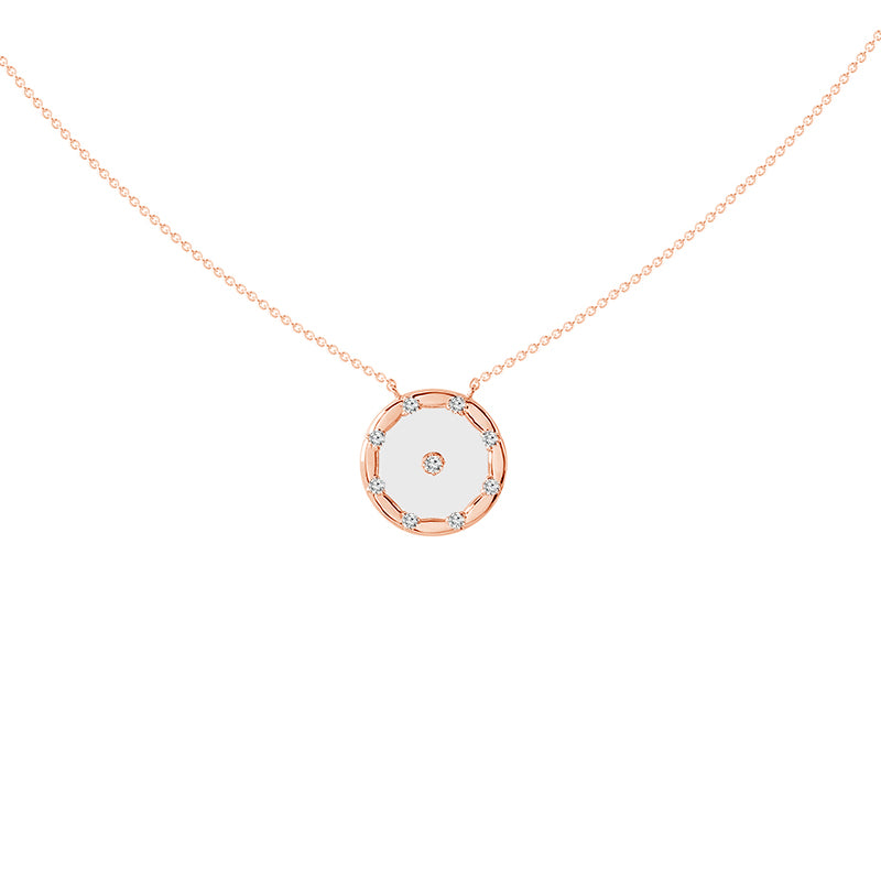Diamond Fashion Pendant 0.14 ct tw 14k Rose Gold