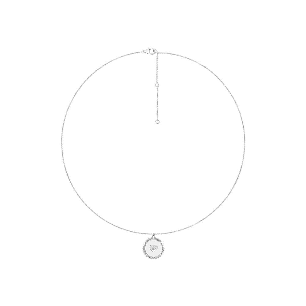 Diamond Fashion Pendant 0.025 ct tw 14k White Gold