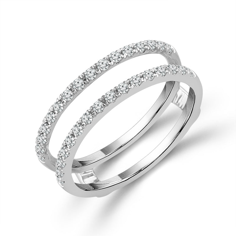 Diamond Enhancer Ring 0.33 ct tw 14k White Gold