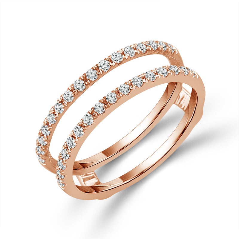 Diamond Enhancer Ring 0.33 ct tw 14k White Gold
