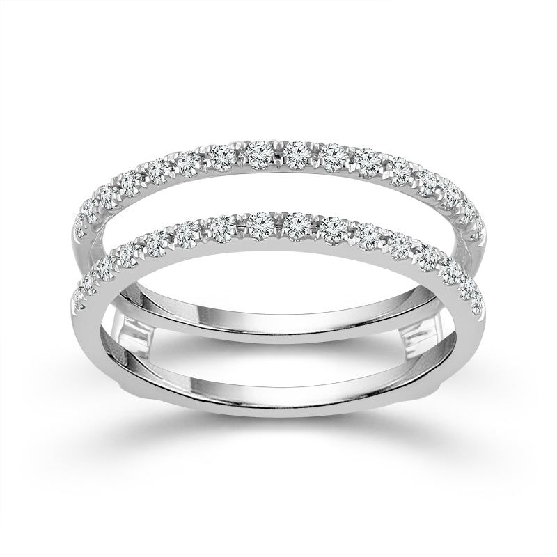 Diamond Enhancer Ring 0.33 ct tw 14k White Gold