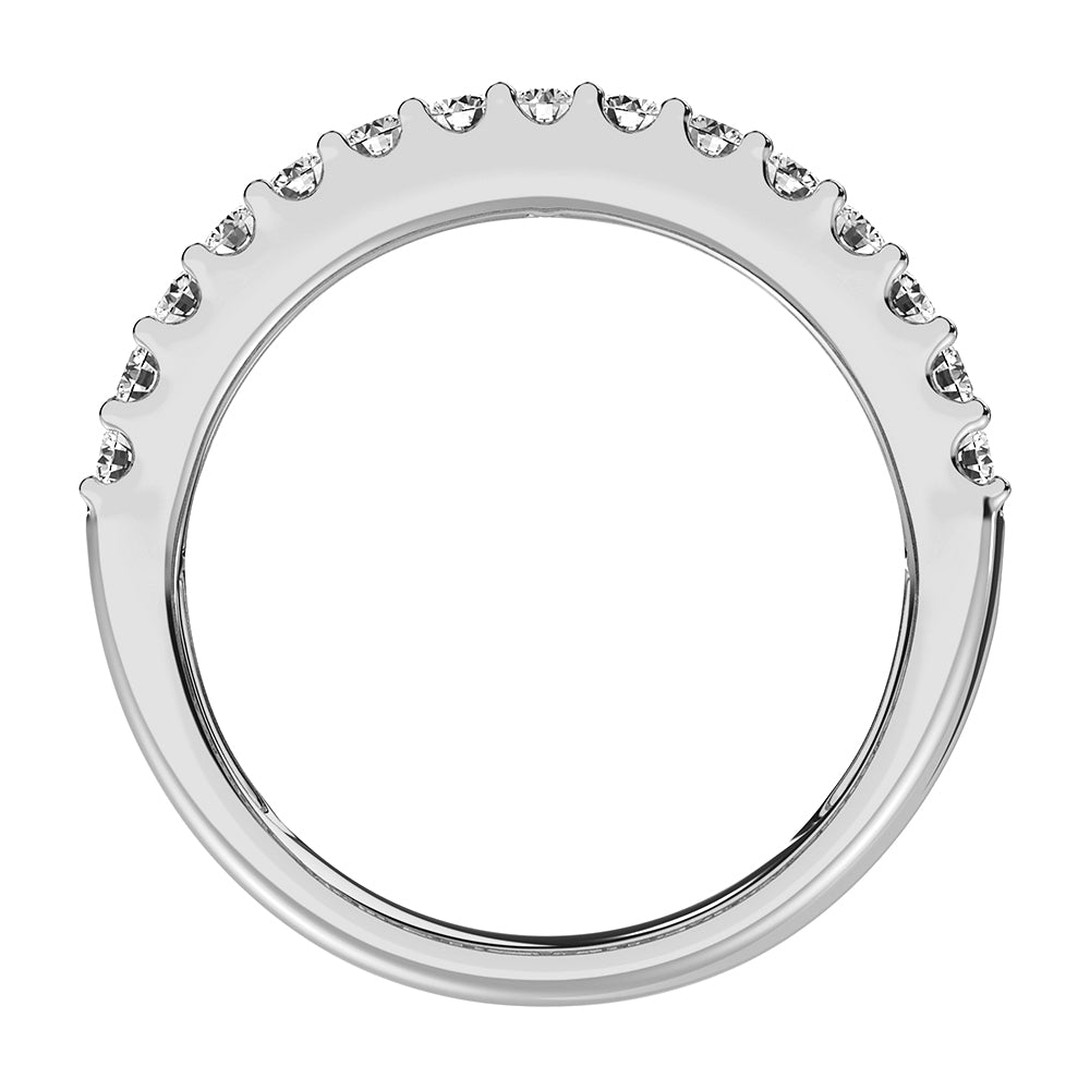 14K White Gold Lab Grown Diamond 1/2 Ct.Tw. Baguette Wedding Band