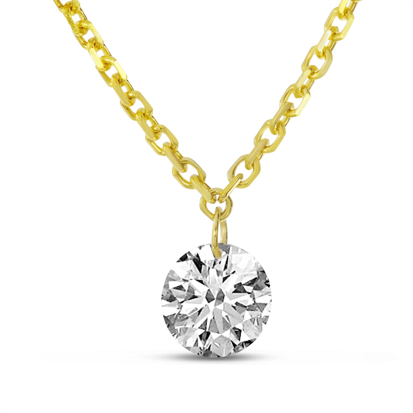 Brevani 0.46ct Single Dashing Diamond Necklace