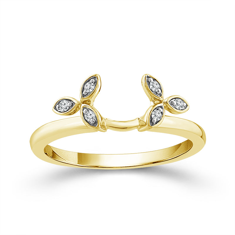 Diamond Enhancer Ring 0.05 ct tw 14k Yellow Gold