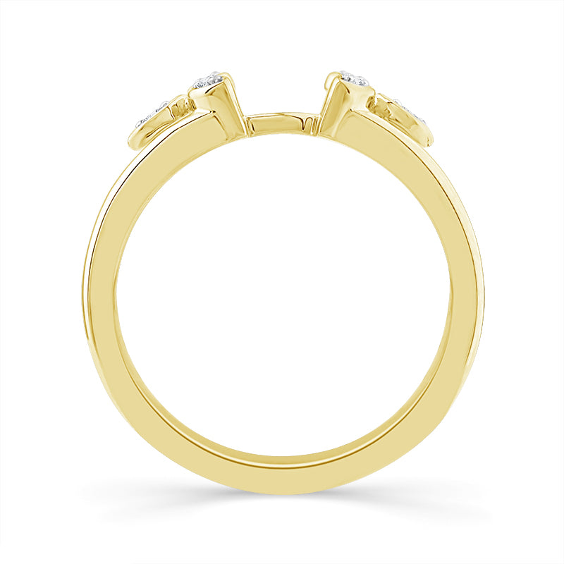 Diamond Enhancer Ring 0.05 ct tw 14k Yellow Gold