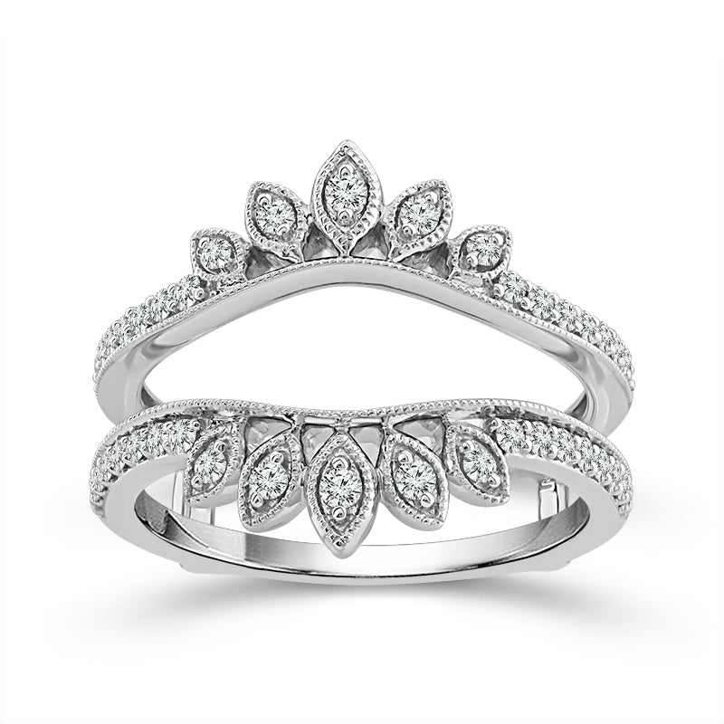Diamond Enhancer Ring 0.33 ct tw 14k White Gold