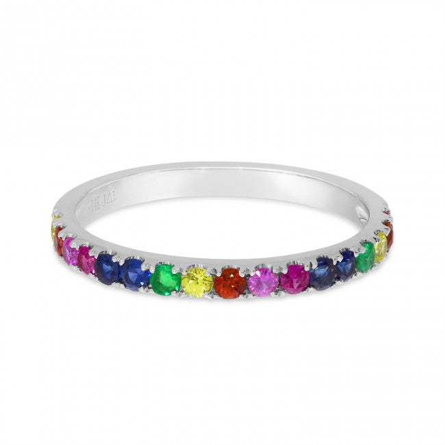 Brevani Rainbow Sapphire Band