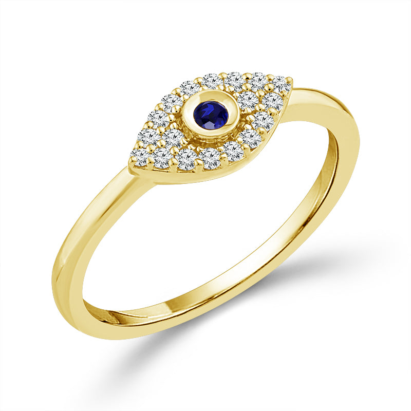 Diamond Engagement Ring 0.13 ct tw 14k Yellow Gold