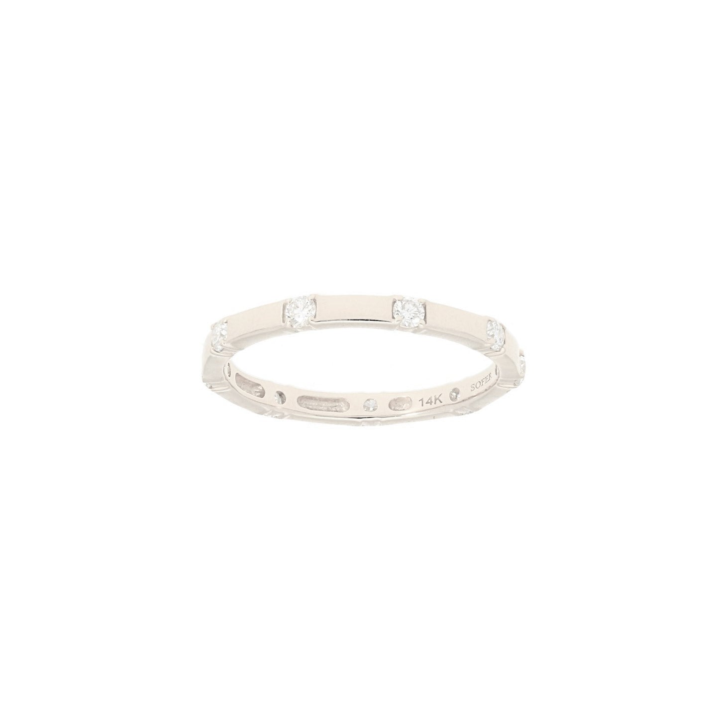 Spaced out Diamond Eternity Ring