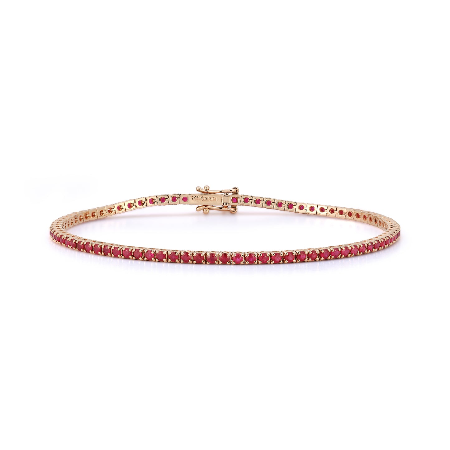 Ruby Tennis Bracelet