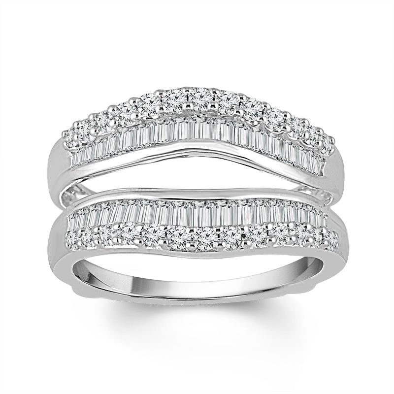 Diamond Enhancer Ring 1 ct tw 10k White Gold