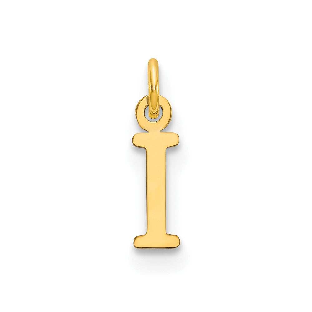 14ky Cutout Letter I Initial Pendant